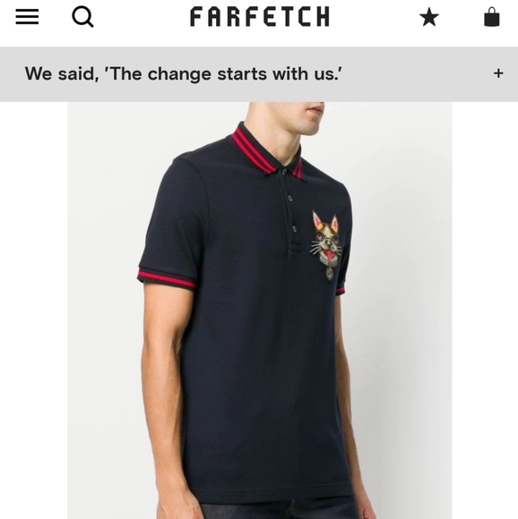 NWT Gucci Dog Patch Polo - Picture 4 of 15